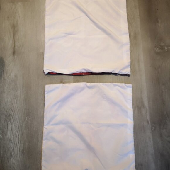 Set of 2 Merry Christmas Pillow Covers Only (no stuffing) Homemade - Picture 2 of 5